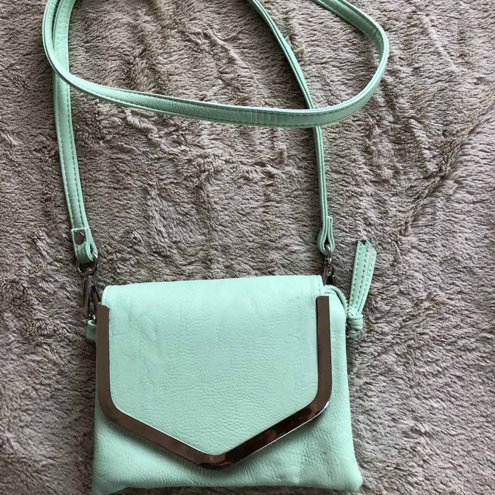 Mint green Charming Charlie purse